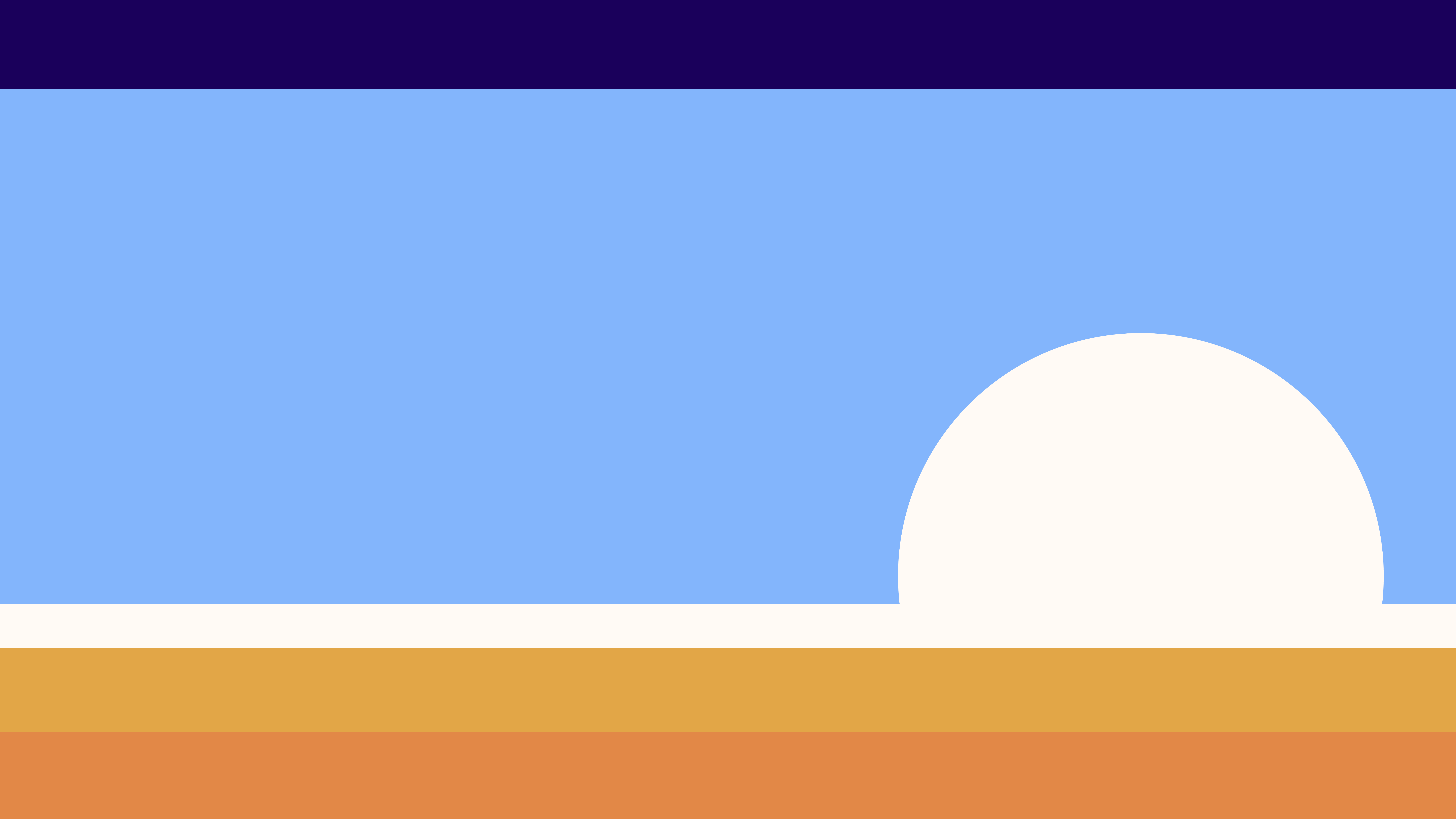 Simple sunrise graphic